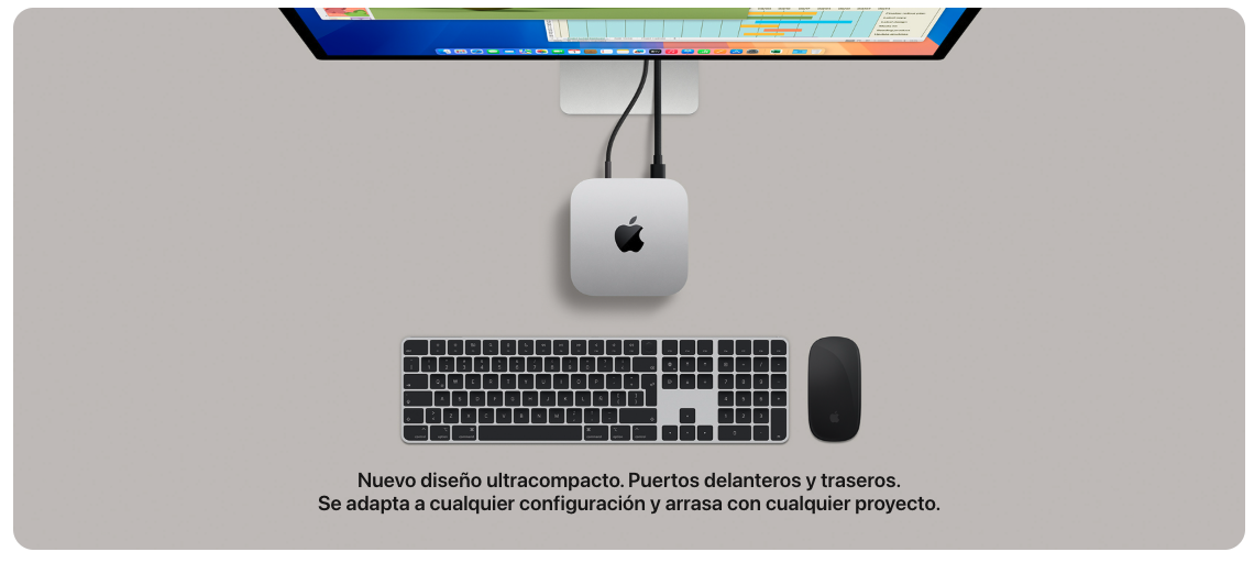Mac Mini M4 16GB 256GB – Silver | Guayaquil (MU9D3LZ/A)